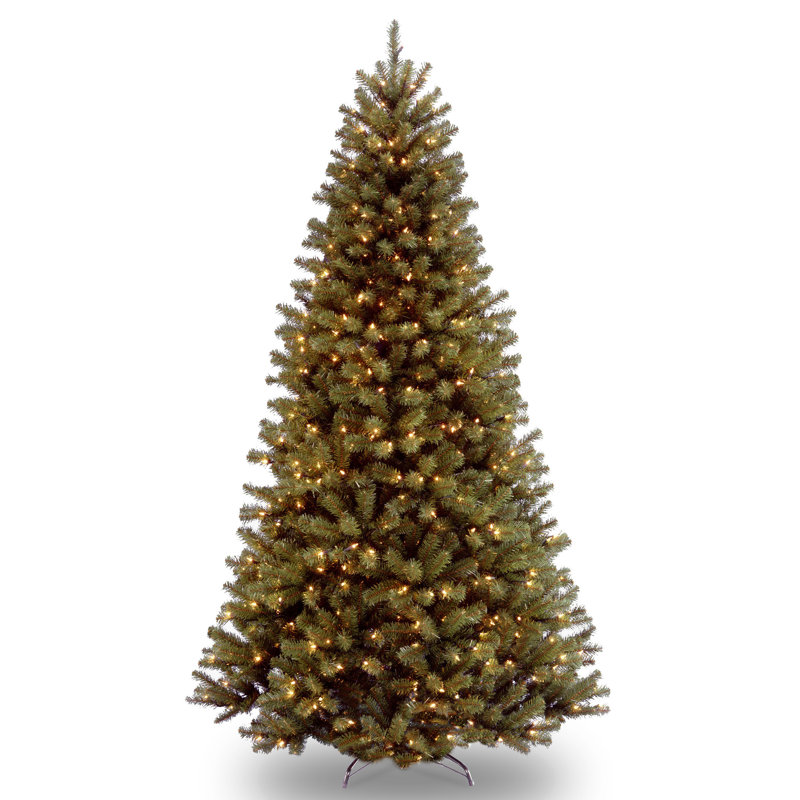 Norwood Fir 10' Green Spruce Artificial Christmas Tree with 1000 Clear